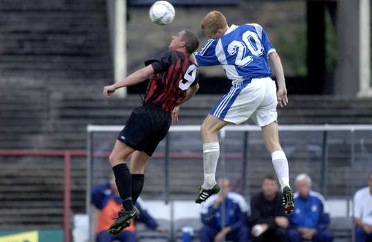 Fotboll,  Champions League, kval, Bohemians - Halmstad