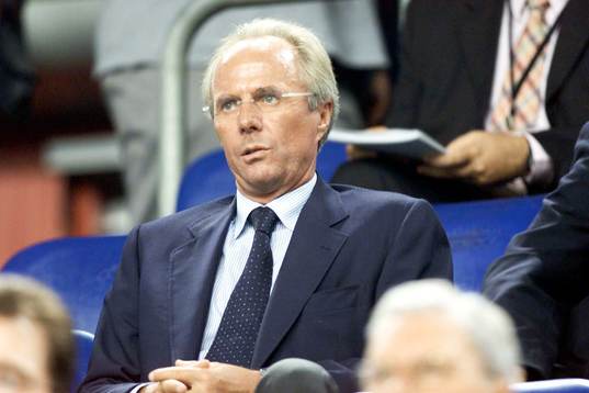 Fotboll,  Sven Göran Eriksson (Svennis), förbundskapten