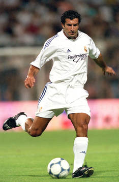 Fotboll, spansk, Figo, Real Madrid