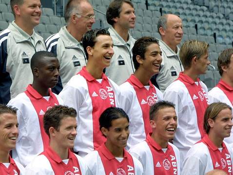 Idag var det officiell lagfotografering för Ajax