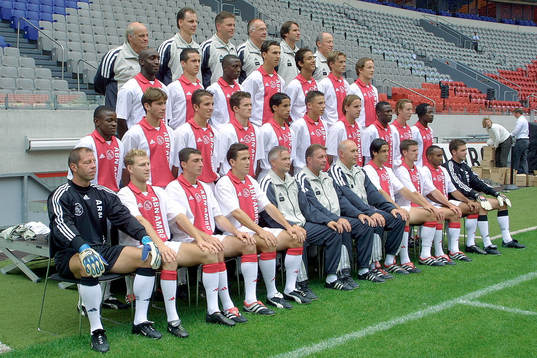 Fotboll, Zlatan Ibrahimovic, Ajax, lagbild