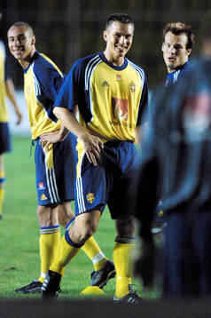 Patrik Andersson, Henrik Larsson och Fredrik Ljungberg