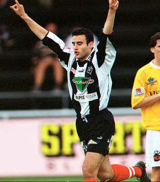 Fotboll, Superettan, Christos Christoforidis, Sylvia jubel