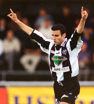 Fotboll, Superettan, Christos Christoforidis, Sylvia jubel