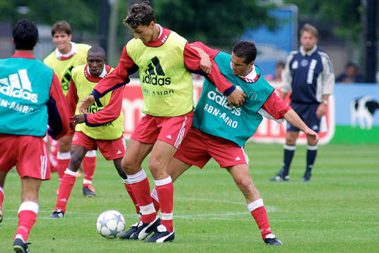 Fotboll,  Zlatan Ibrahimovic, Ajax och Nikos Machlas, Ajax