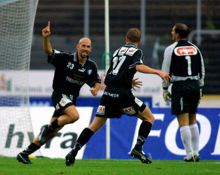 Malmö FF - Trelleborg, Målskytten Greger Andrijevski,