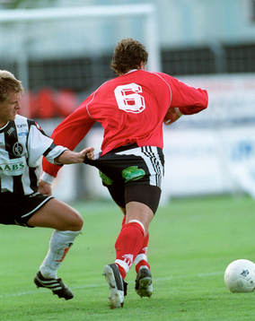 Jesper Ljung, Landskrona och David Leinar, Motala, stoppa,