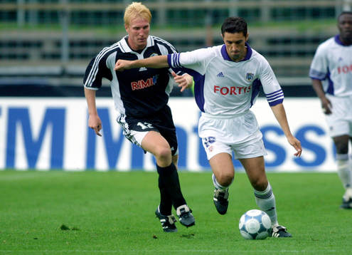 Bertrand Crasson, RCS Anderlecht och Petter Hansson,