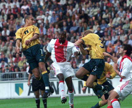 Henrik Larsson (Henke Larsson) och Johan Mjällby