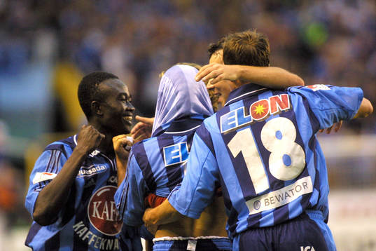Fotboll, allsvenskan, Djurgården, jubel