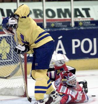 Sverige - Tjeckien: Mattias Weinhandl, Sverige