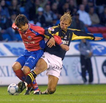 Lars Bakkerud, Helsingborg och Martin Åslund, AIK