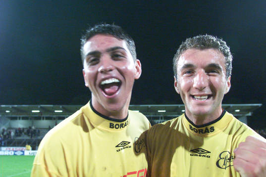 Bruno Franca och Jurica Siljanoski. Elfsborg
