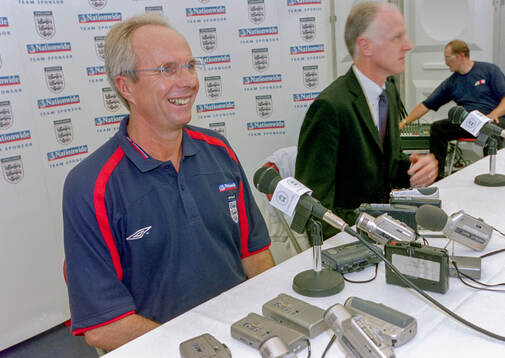 England manager Sven-Goran Eriksson