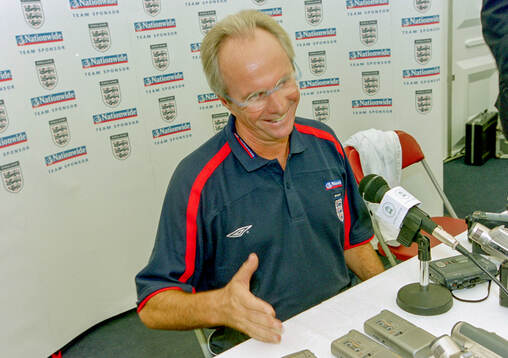 England manager Sven-Goran Eriksson