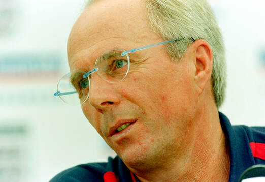 England manager Sven-Goran Eriksson at press conference