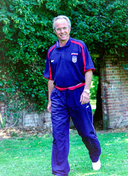England manager Sven-Goran Eriksson arriving for a press