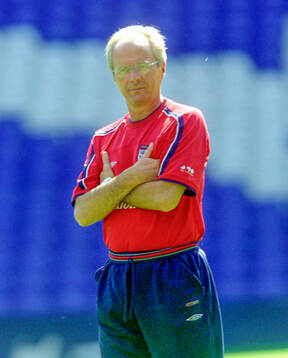 England manager Sven-Goran Eriksson
