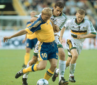 Marcus Allbäck, Sverige och Pierre Issa och Brandley