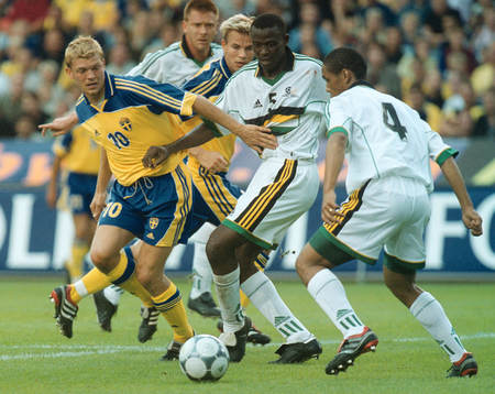 Marcus Allbäck och Niclas Alexandersson, Sverige och ?,