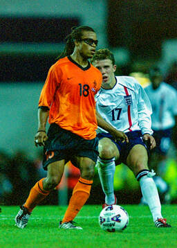 Netherlands Edgar Davids, Englands Michael Carrick