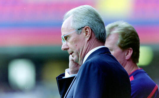 England manager Sven-Goran Eriksson