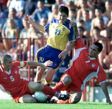 Fotboll, U21 Sverige - Polen, Bojan Djordjic, Sverige