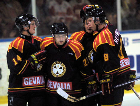 Adam Andersson, Mikko Louvi, Tony Mårtensson och Henrik