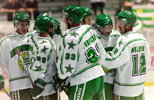 Hammarbys spelare jublar