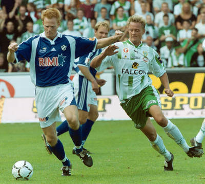 Michael Svensson, Halmstad och Peter Markstedt, Hammarby