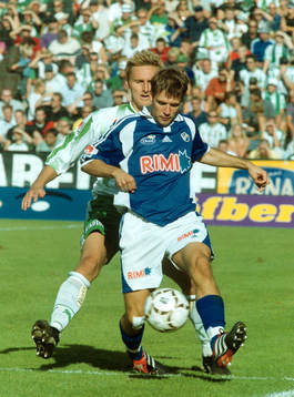 Jonas Stark, Hammarby och Stefan Selakovic, Halmstad