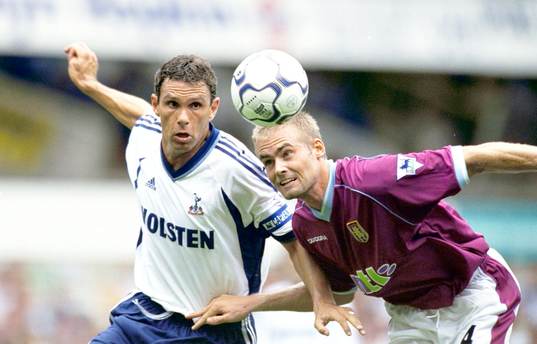 Gustavo Poyet, Tottenham och Olof Mellberg, Aston Villa