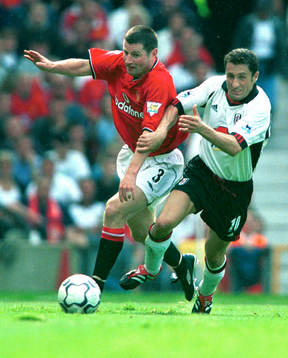 Fotboll, engelsk, Denis Irwin, Manchester united och John