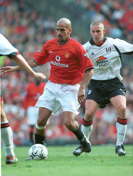 Fotboll, engelsk, Juan Veron, Manchester united