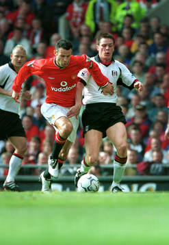 Fotboll, engelsk, Ryan Giggs, Manchester united och Steve