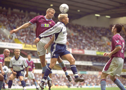 Tottenham - Aston Villa: Olof Mellberg, Aston Villa och