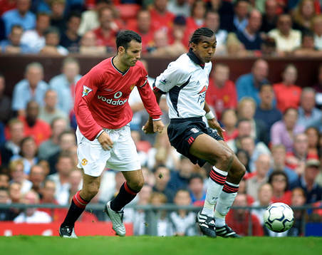Fotboll, Manchester United - Fulham, Ryan Giggs, Manchester