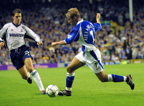 Fotboll, Everton - Tottenham, Niclas Alexandersson,