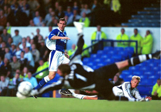 Fotboll, engelsk, Everton - Tottenham Hotspur, Alan Stubbs,