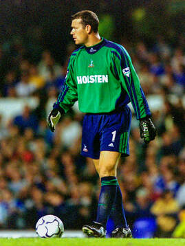 Goalkeeper Neil Sullivan of Tottenham