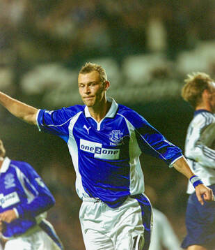 Duncan Ferguson of Everton