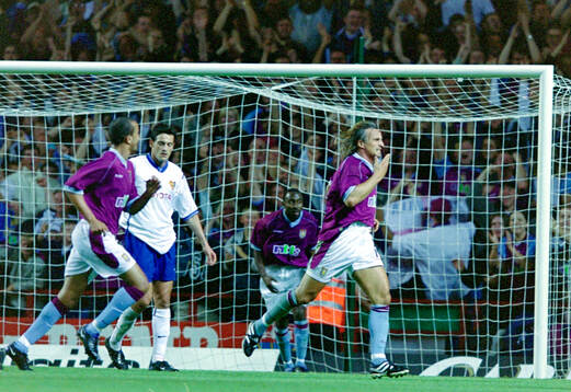 Football, UEFA Intertoto Cup, Final, Aston Villa - FC Basel