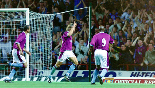Football, UEFA Intertoto Cup, Final, Aston Villa - FC Basel