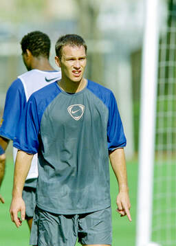 Patrik Andersson of Barcelona