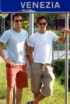 Daniel Andersson och Joachim Björklund i Venedig