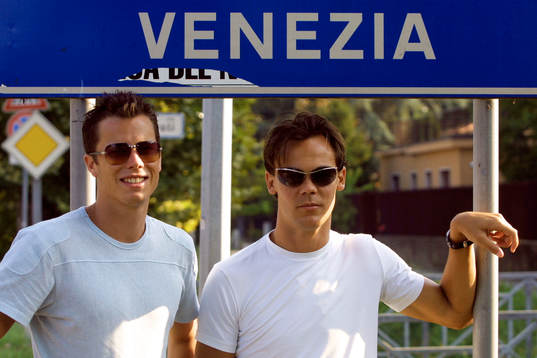 Daniel Andersson och Joachim Björklund i Venedig