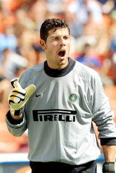 fotboll, italiensk, Francesco Toldo, Inter