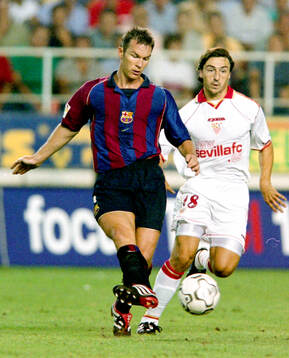 Bläddra bland fler bilder av Football, La Liga, Sevilla - Barcelona 2001