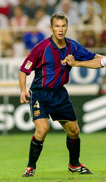 Patrik Andersson of Barcelona