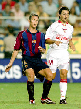 Patrik Andersson of Barcelona